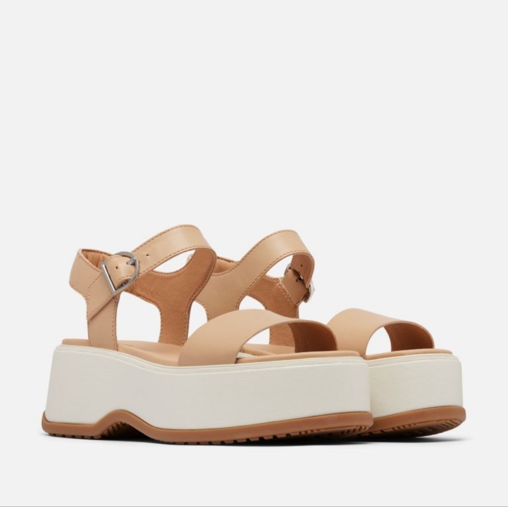 SOREL Women's Dayspring Ankle Strap Platform Sandal, Size 6
